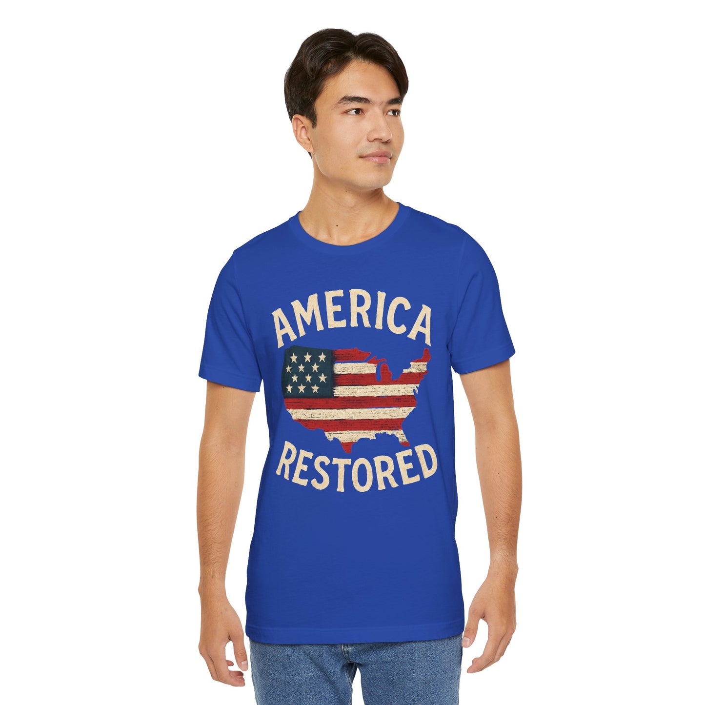 T-Shirt - Great News America's Back and "American is Restored" Tee
