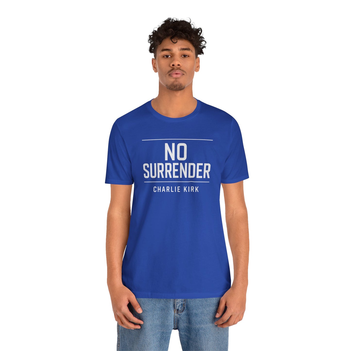 Charlie Kirk No Surrender Unisex Tee Shirt