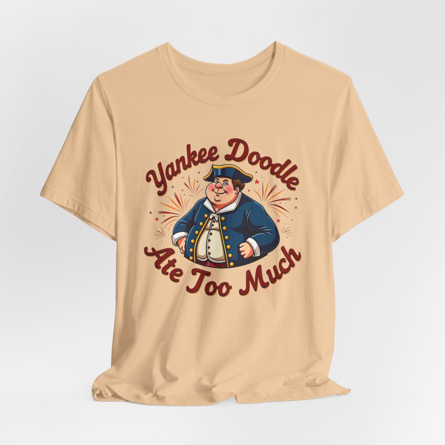 Yankee Doodle Tee, Fun Graphic T-Shirt, Patriotic Shirt, Fourth of July Gift, Unisex Summer Wear, Vintage Style Tee