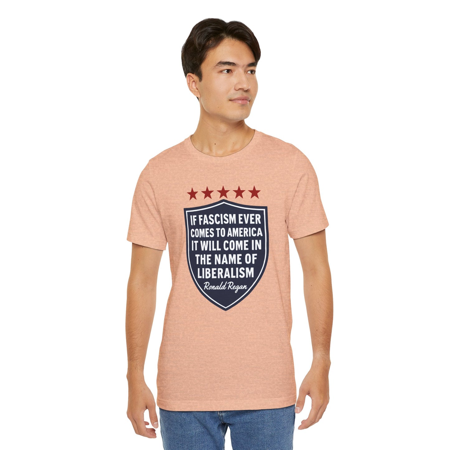 Anti-Fascism Regan Quote Tee