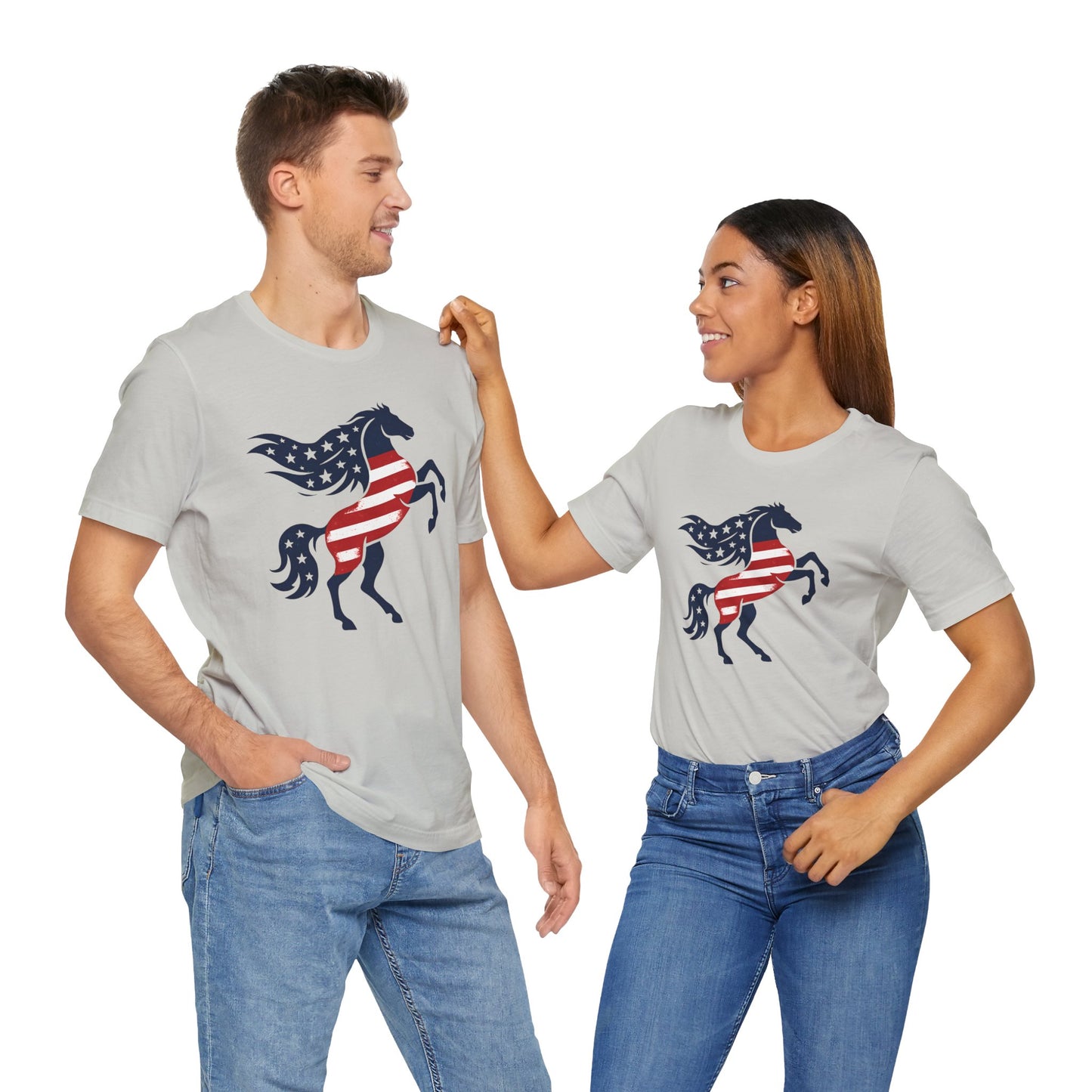 Patriotic Tee - Cowboys and Cowgirls Design