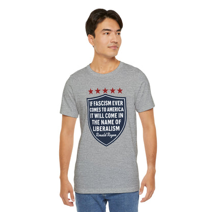 Anti-Fascism Regan Quote Tee