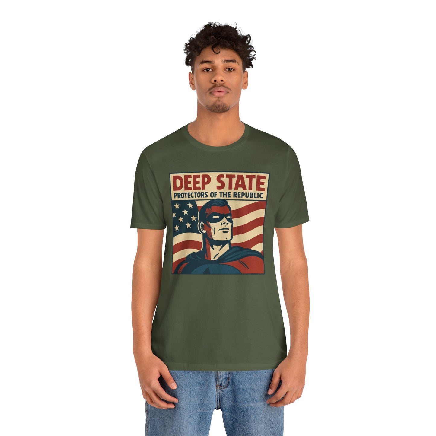 Patriotic Superhero Deep State Protectors of the Republic tee