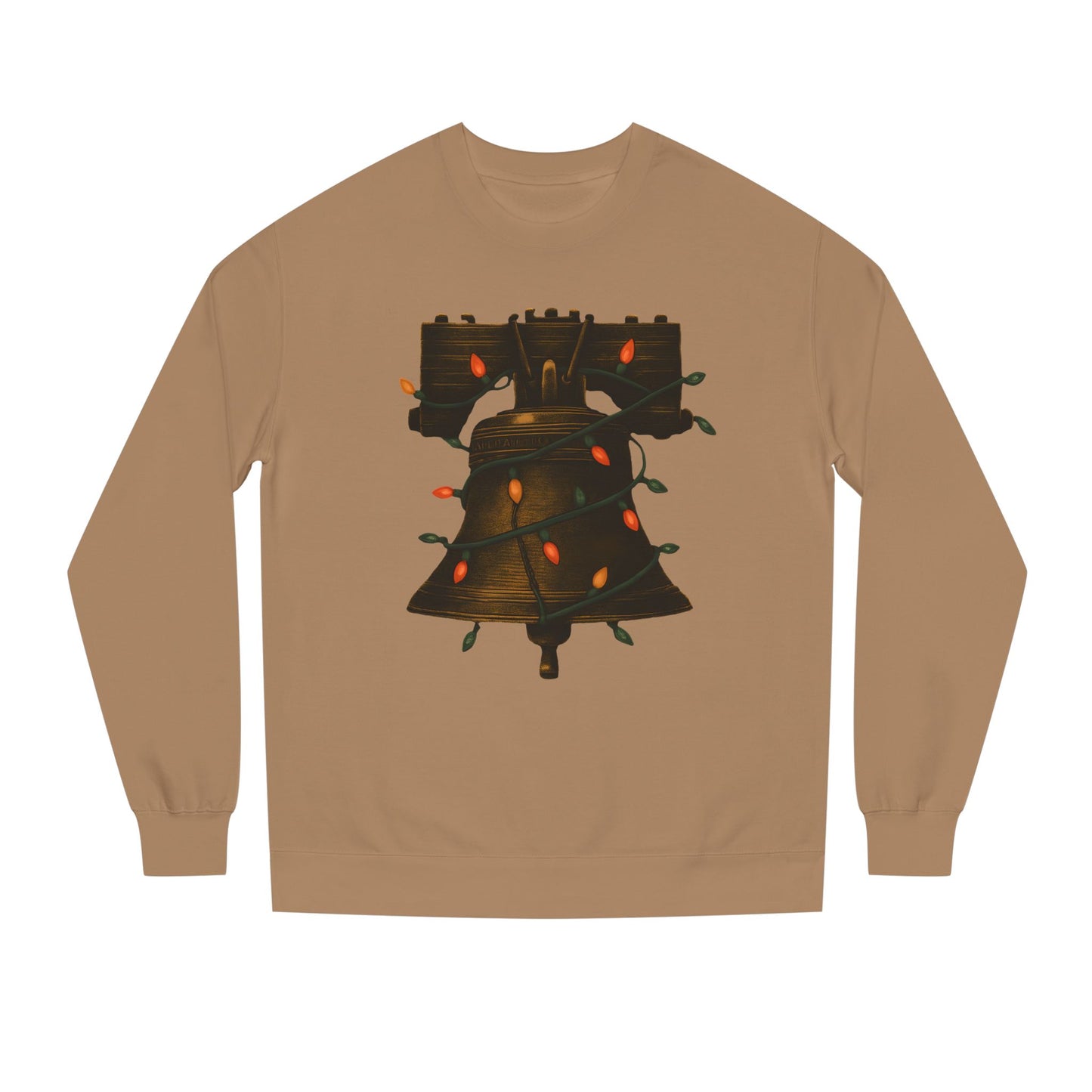 Lights & Liberty Bell Christmas Crewneck Sweatshirt