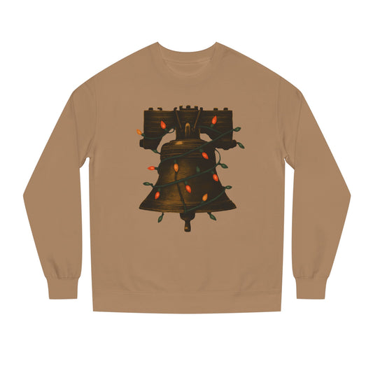 Lights & Liberty Bell Christmas Crewneck Sweatshirt