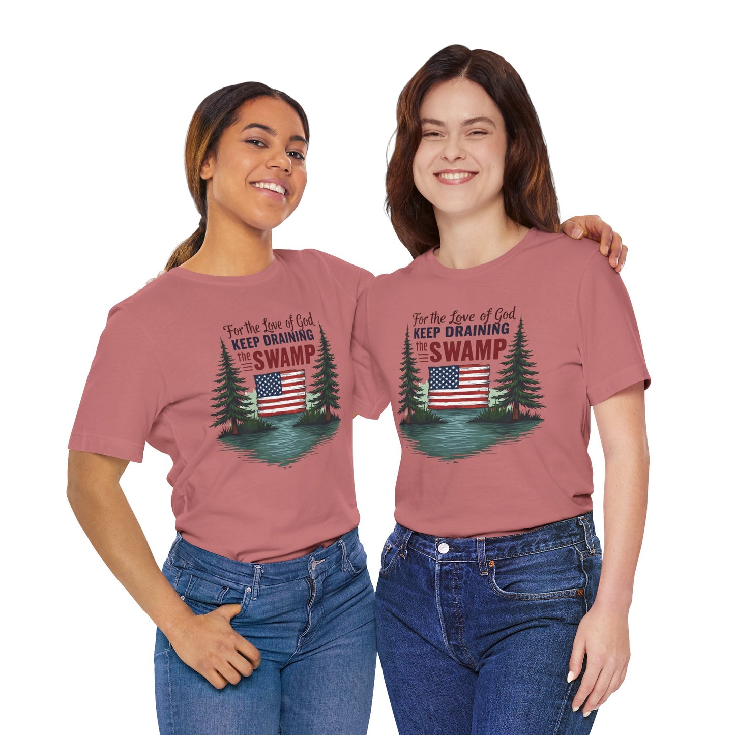 Keep Draining the Swamp T-Shirt, Unisex Tee, Casual Wear