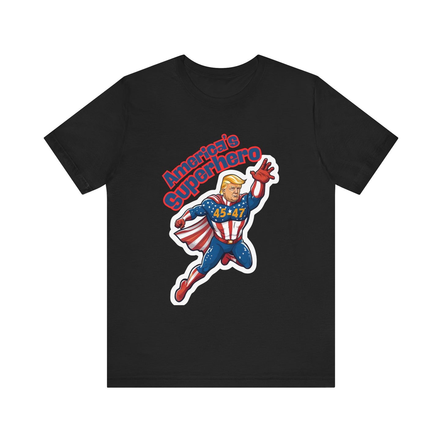 Whose America's #1 Superhero Humorous Superhero Tee