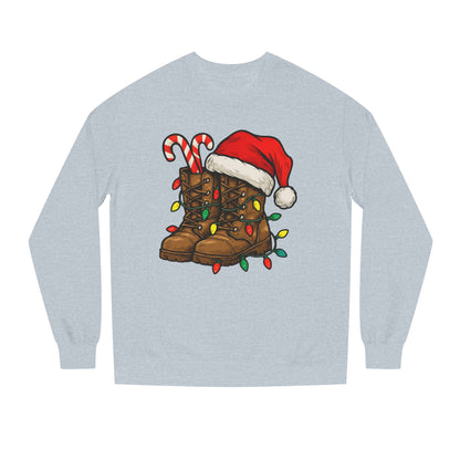 Christmas Work Boots sweatshirt
