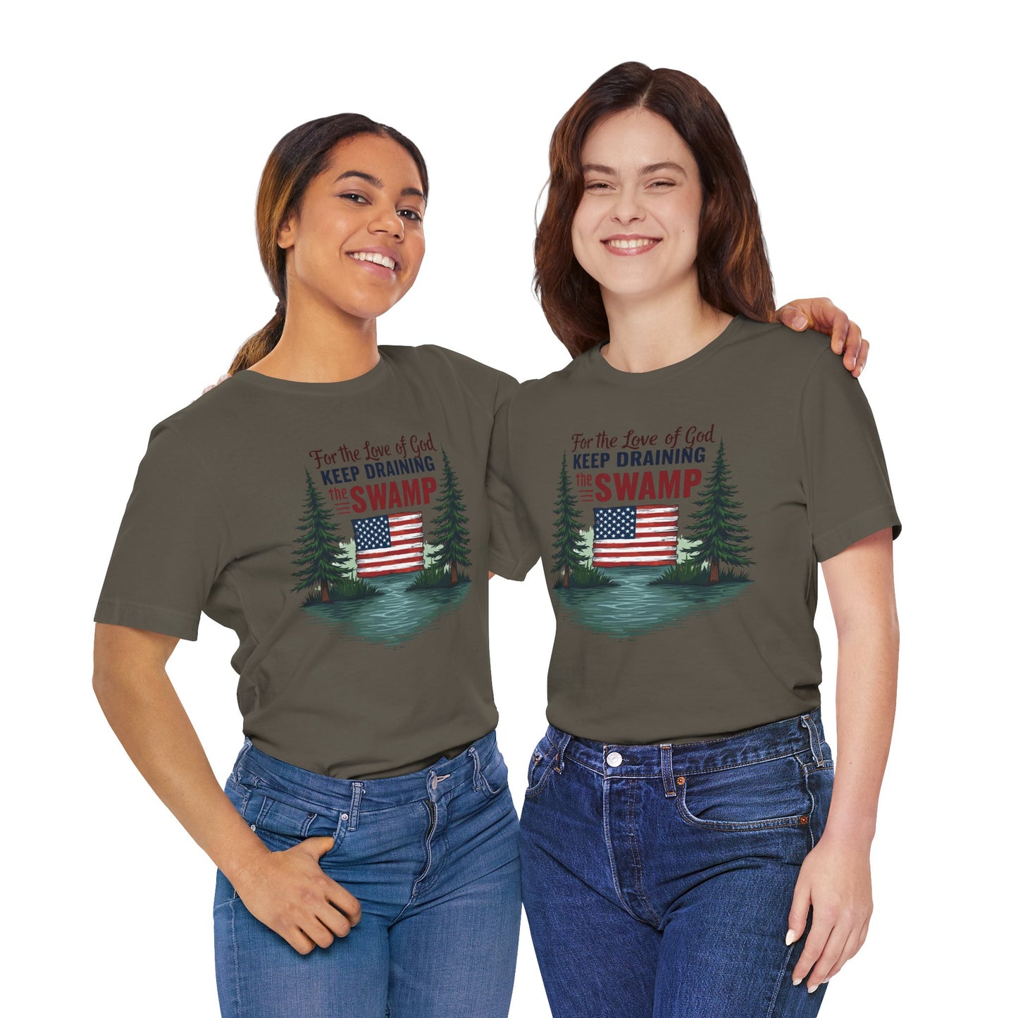 Keep Draining the Swamp T-Shirt, Unisex Tee, Casual Wear