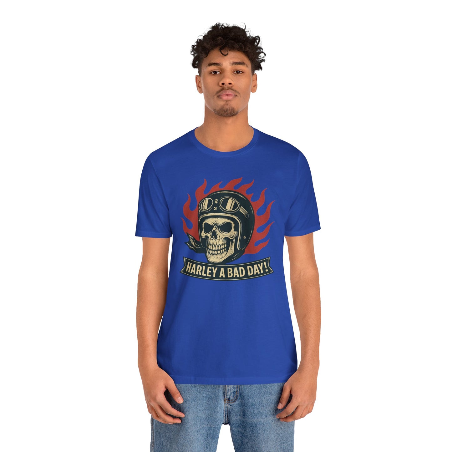 Harley Skull Graphic Tee, Biker Apparel, Gift for Riders
