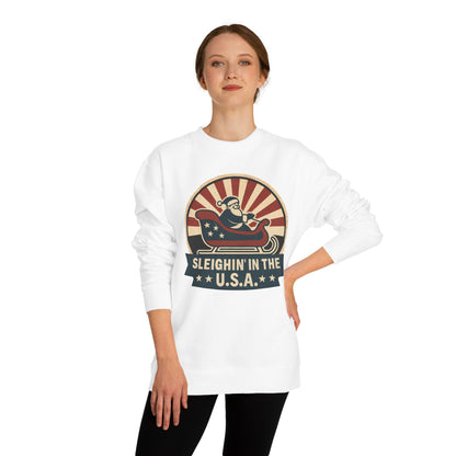 Sleighing in the USA Sweatshirt