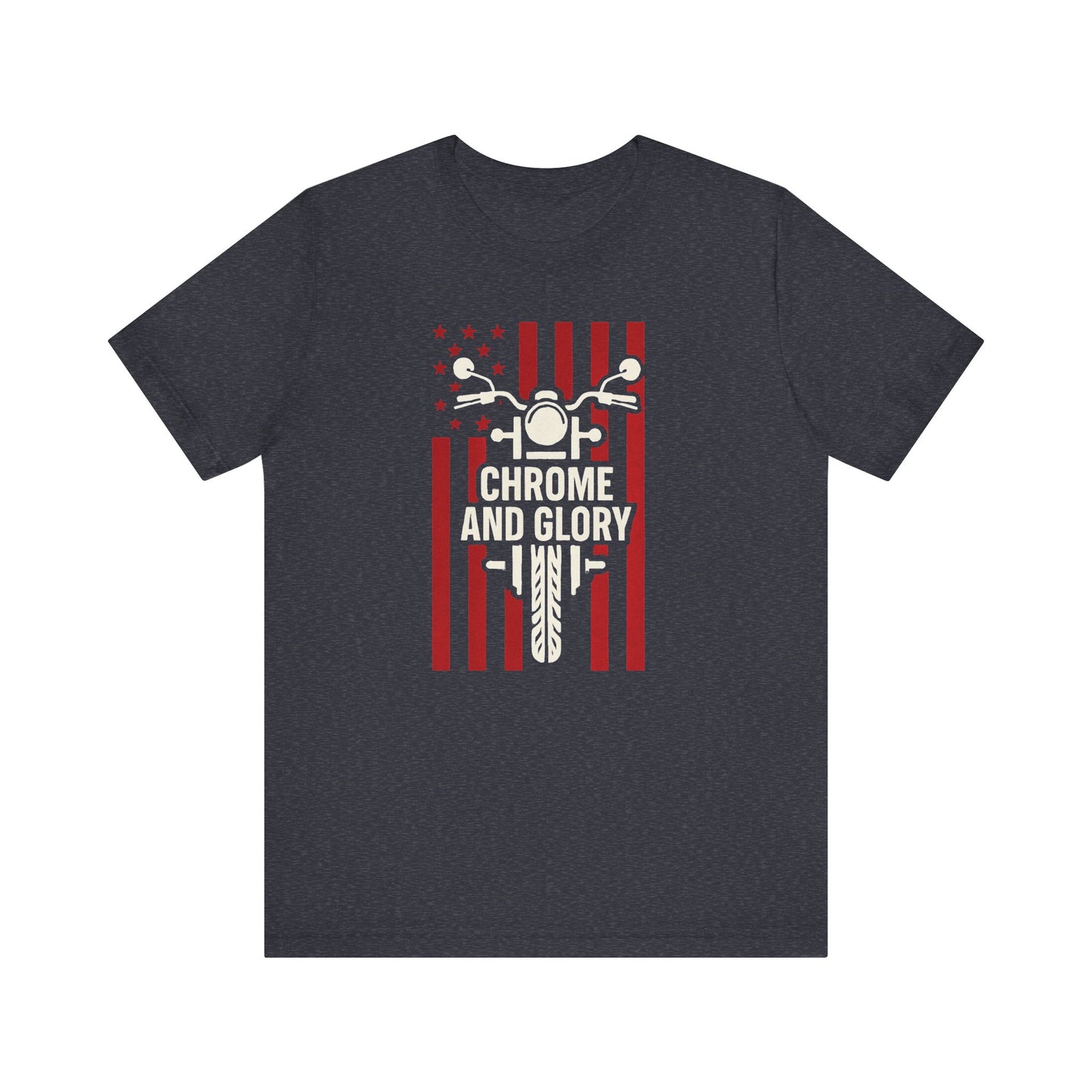 Chrome & Glory Patriotic Graphic Tee - Unisex Jersey Short Sleeve Shirt