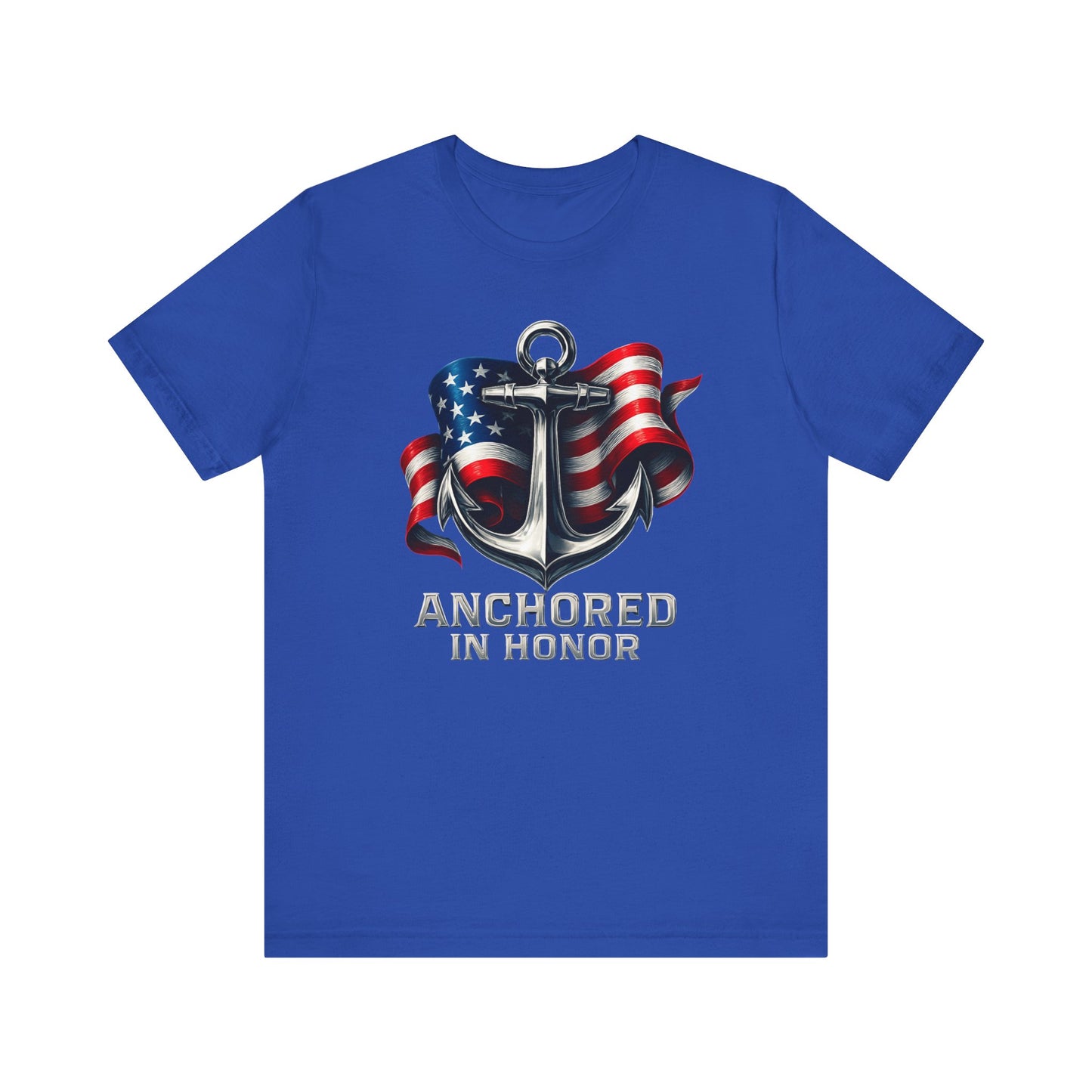 Navy Support Tee - Unisex Jersey Short Sleeve