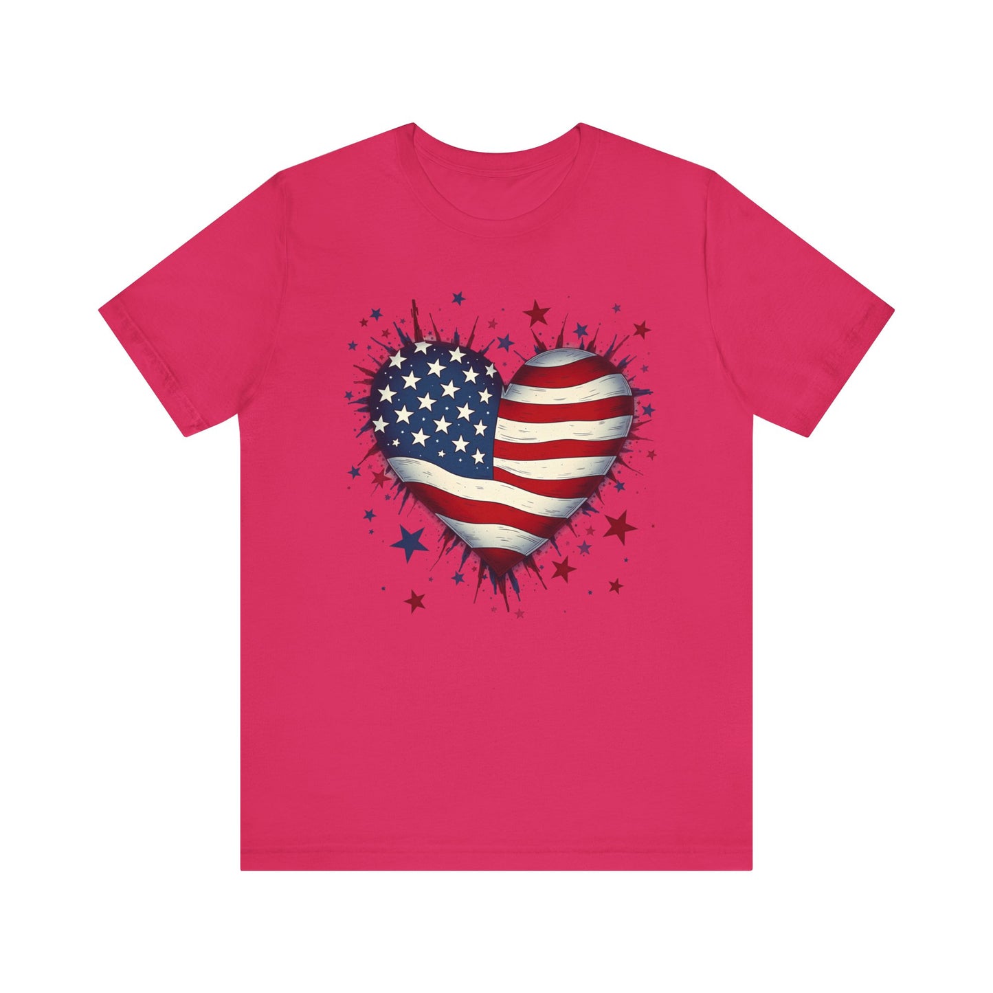 Patriotic Heart Tee - Unisex Jersey