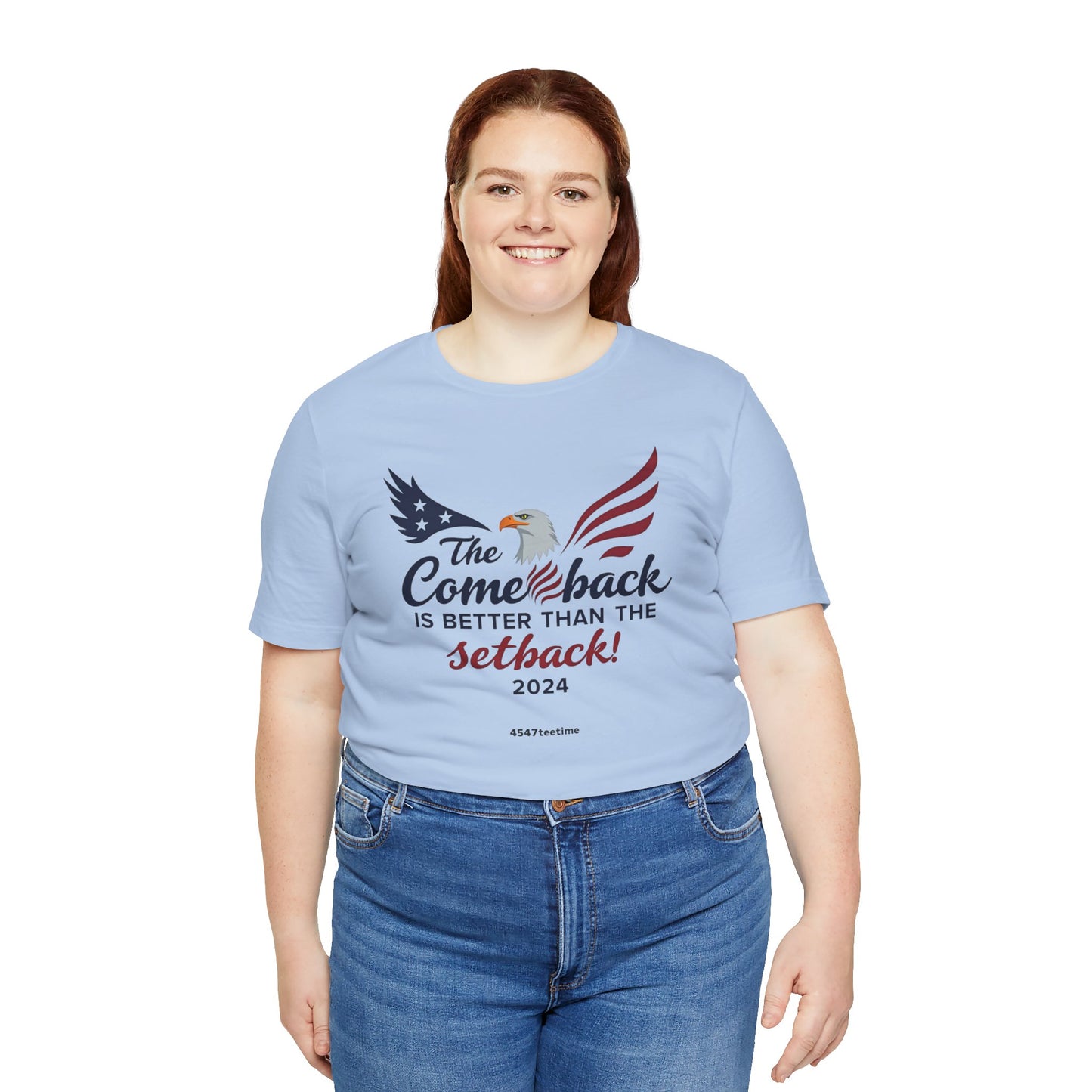 The Comeback Is Better Than the Setback 2024, Motivational Shirt, Gift for Resilience, Casual Wear, Recovery Tee