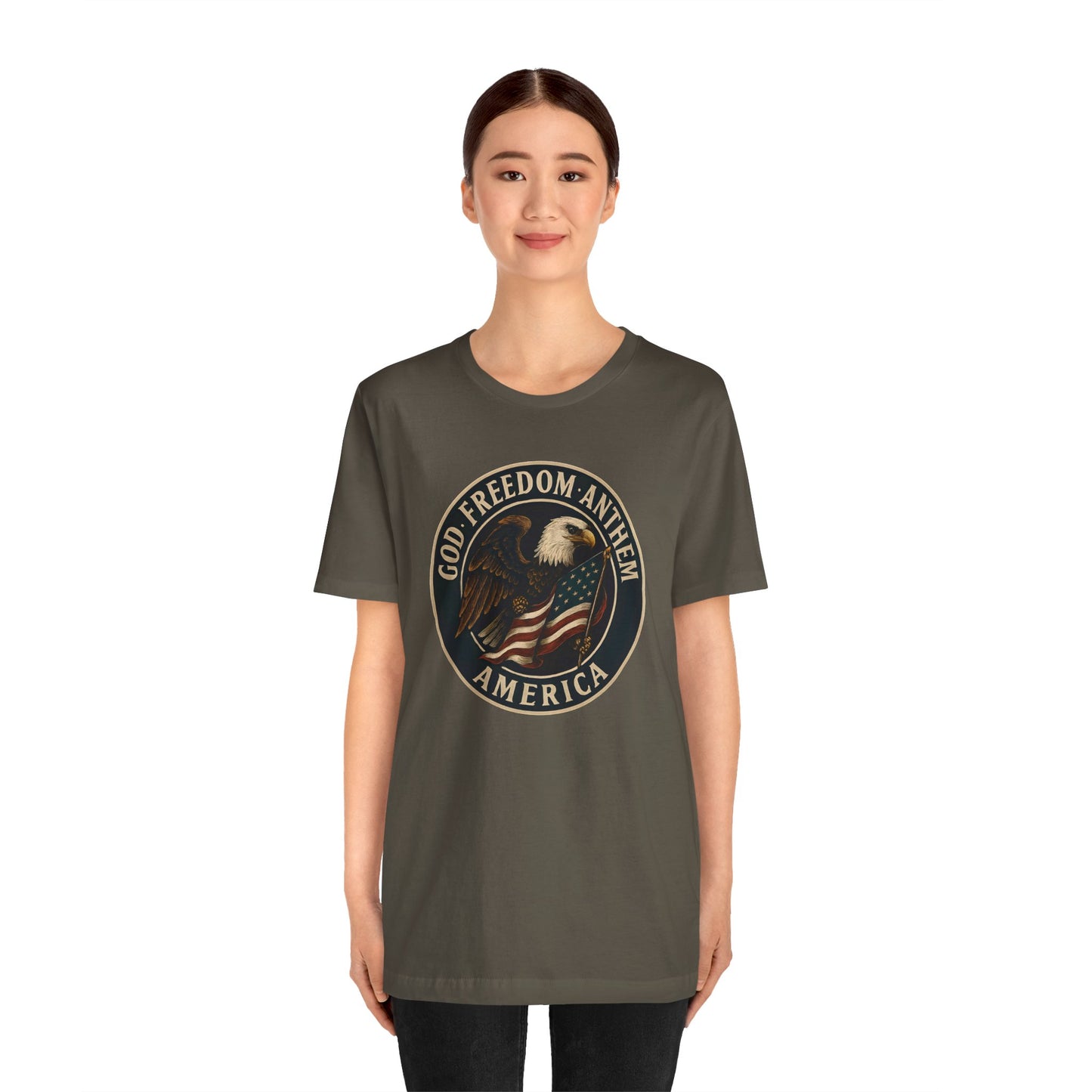 T-Shirt God Freedom Anthem Supporter