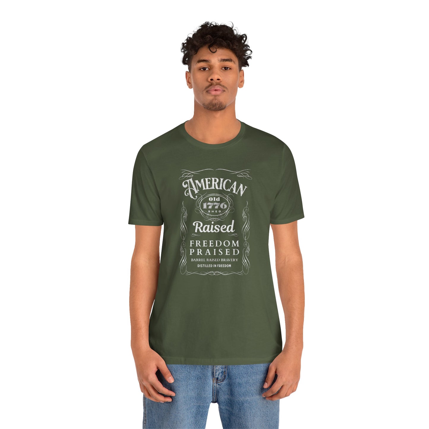 American Whiskey Label tee