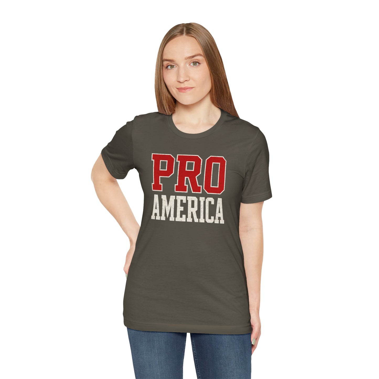 PRO AMERICA Tee - Patriotic Unisex T-Shirt