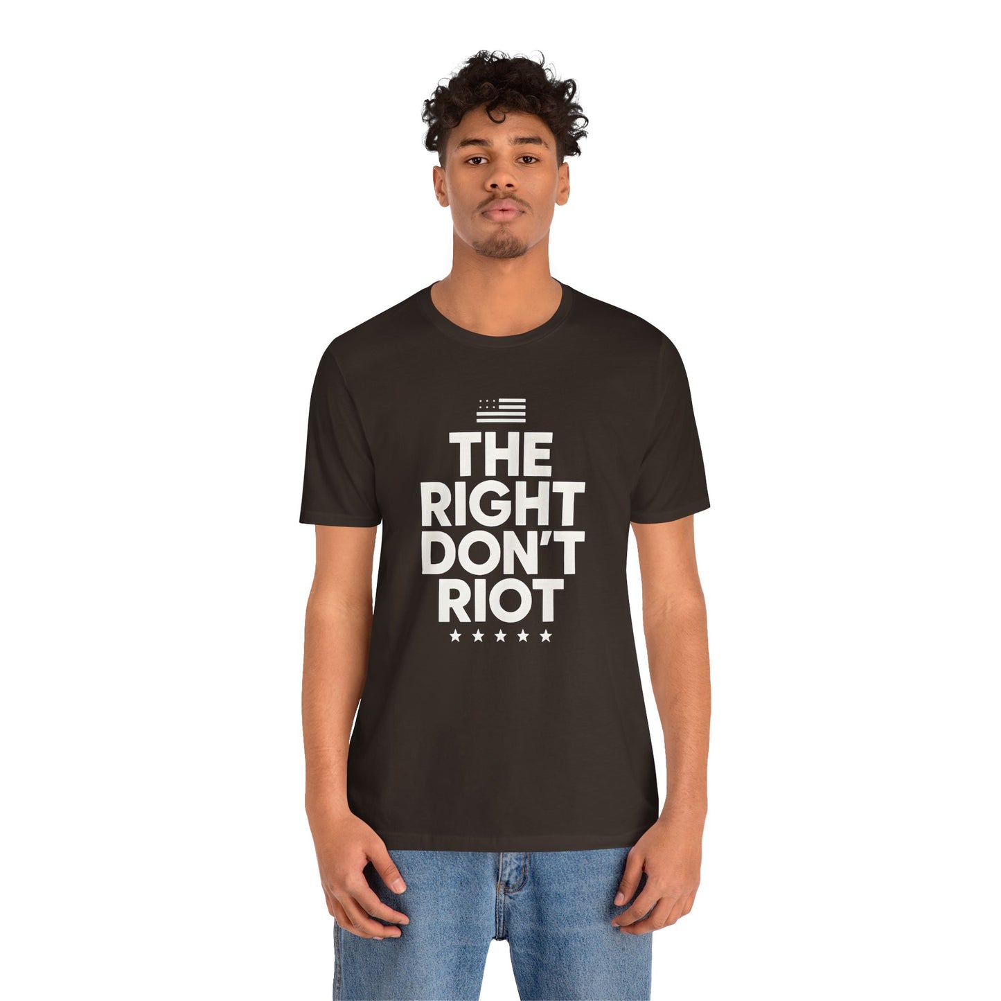 Political Unisex Tee - The right don't riot