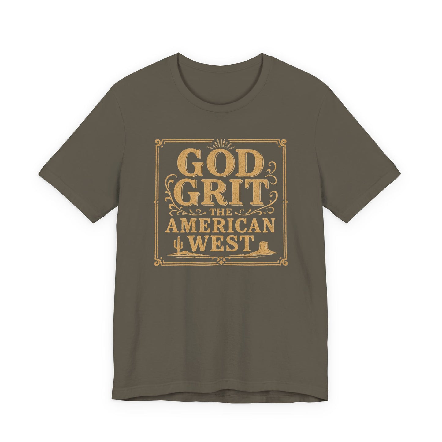 God, Grit & the American West T-Shirt