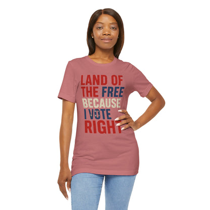 I vote right tee