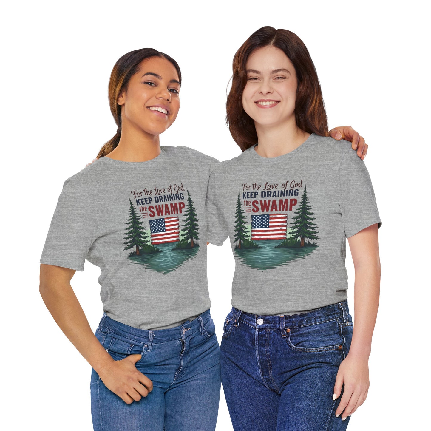 Keep Draining the Swamp T-Shirt, Unisex Tee, Casual Wear