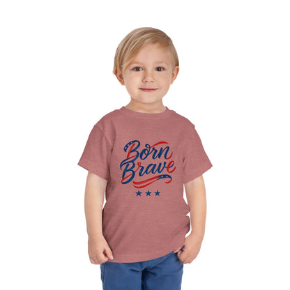 Born Brave' Graphic Tee, Toddler Short Sleeve Tee