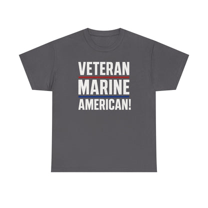 Veteran Marine American Tee