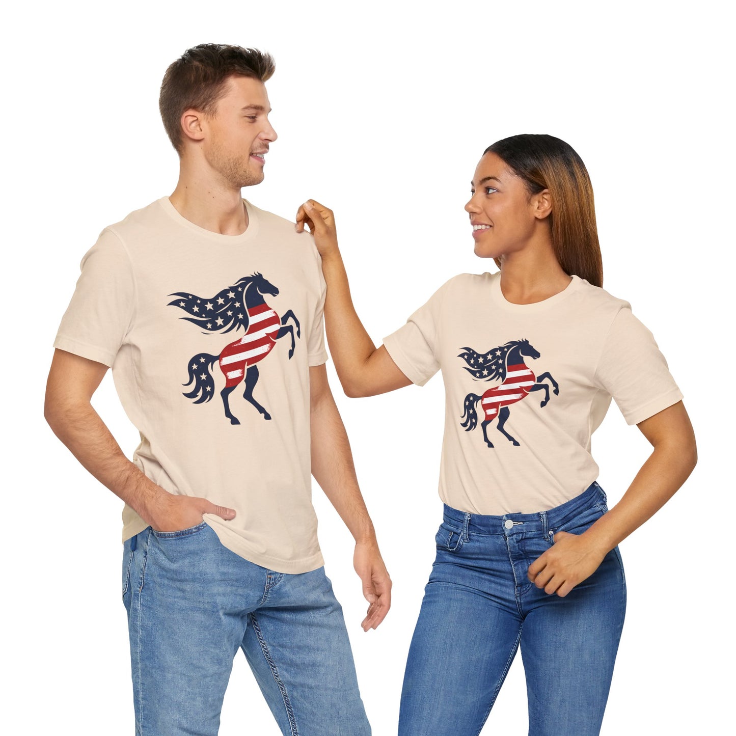 Patriotic Tee - Cowboys and Cowgirls Design