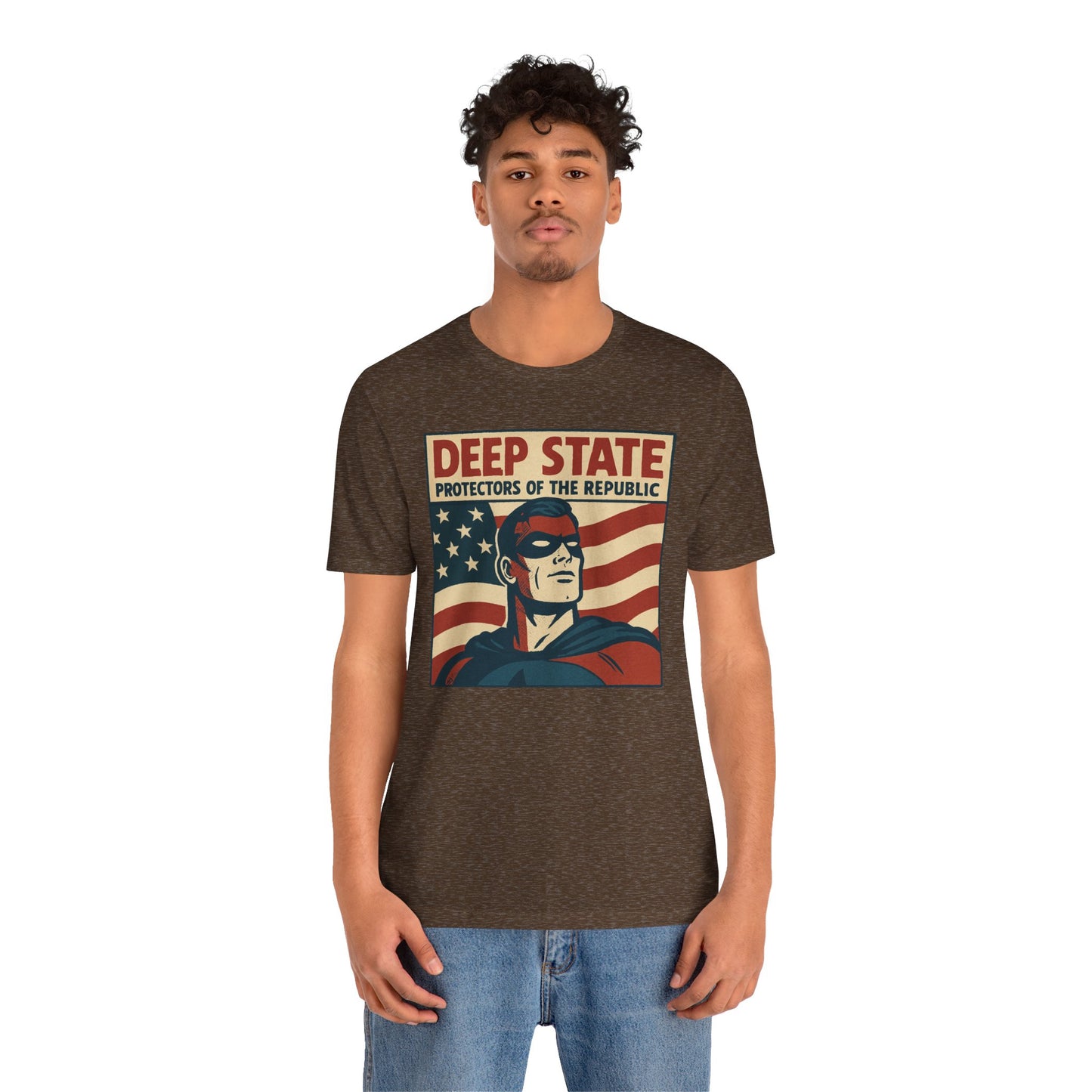 Patriotic Superhero Deep State Protectors of the Republic tee