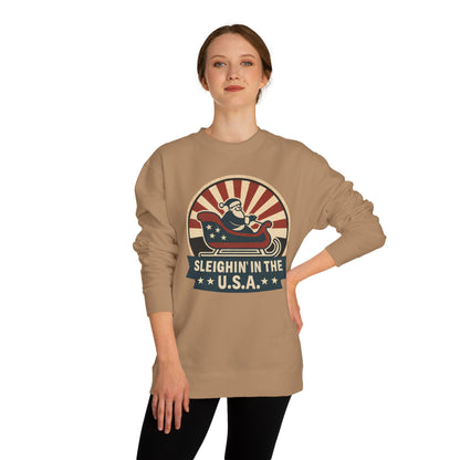 Sleighing in the USA Sweatshirt