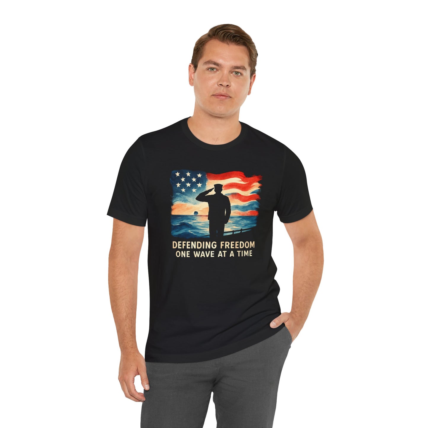 Defending Freedom - Navy Veteran Support Tee