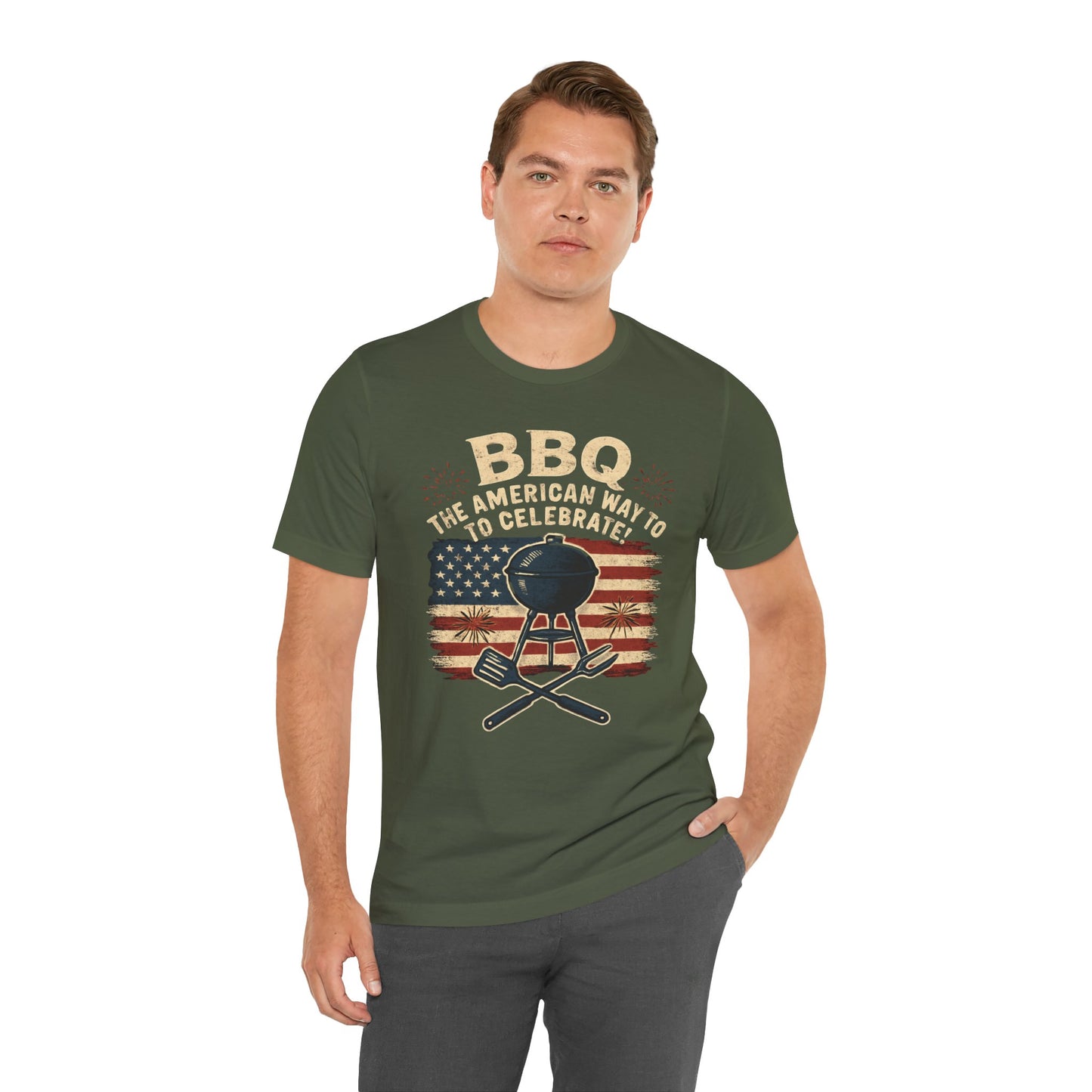 The way to celebrate in America BBQ tee