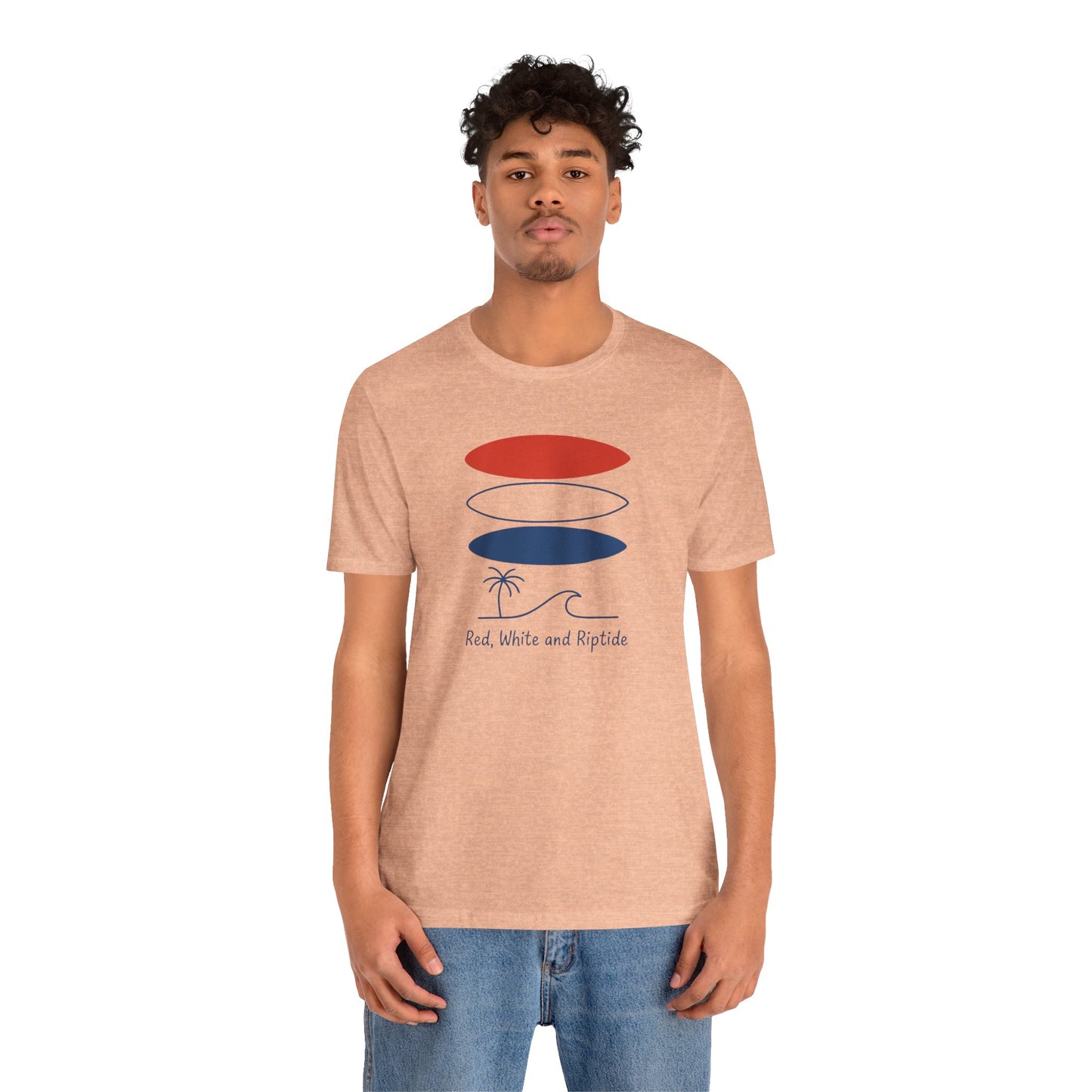 Surf Board Patriotic Tee