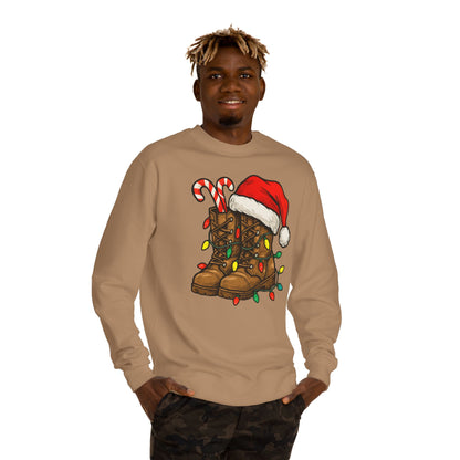 Christmas Work Boots sweatshirt
