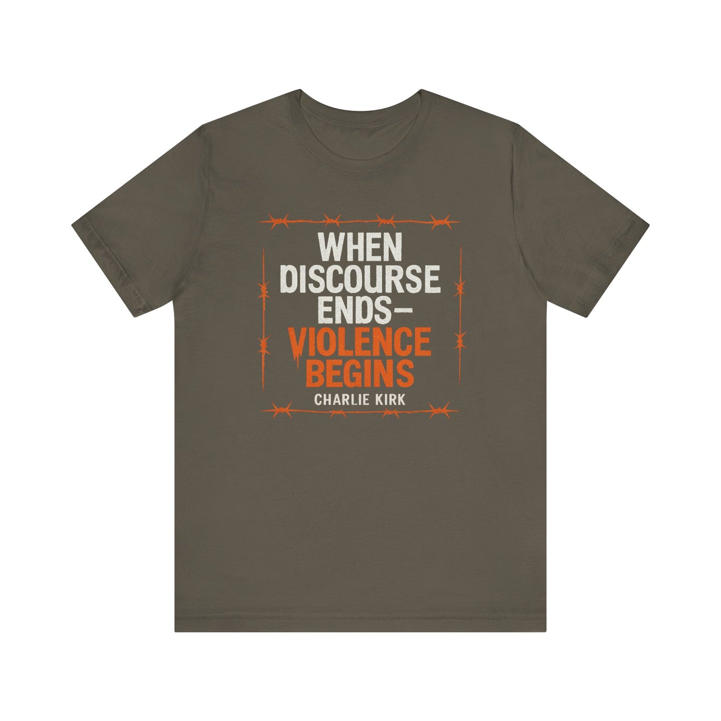 Charlie Kirk tribute shirt