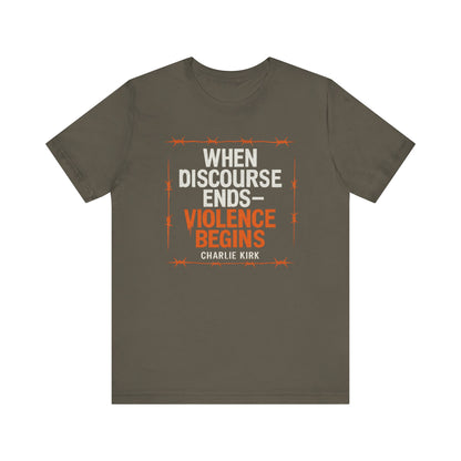 Charlie Kirk tribute shirt