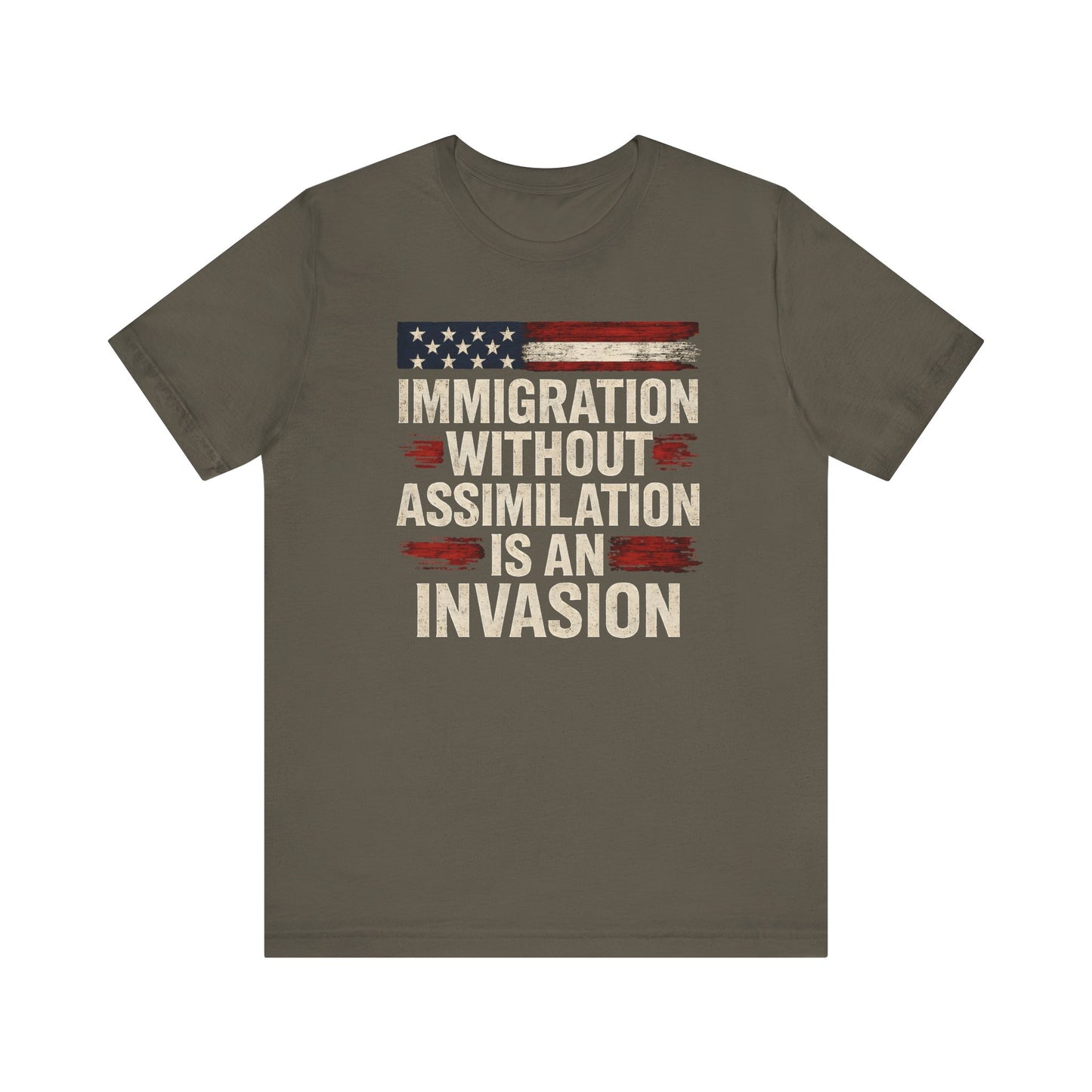 Immigrants Built America Unisex Tee - Supporting Immigration and Acculturation
