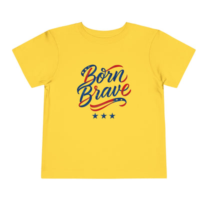Born Brave' Graphic Tee, Toddler Short Sleeve Tee
