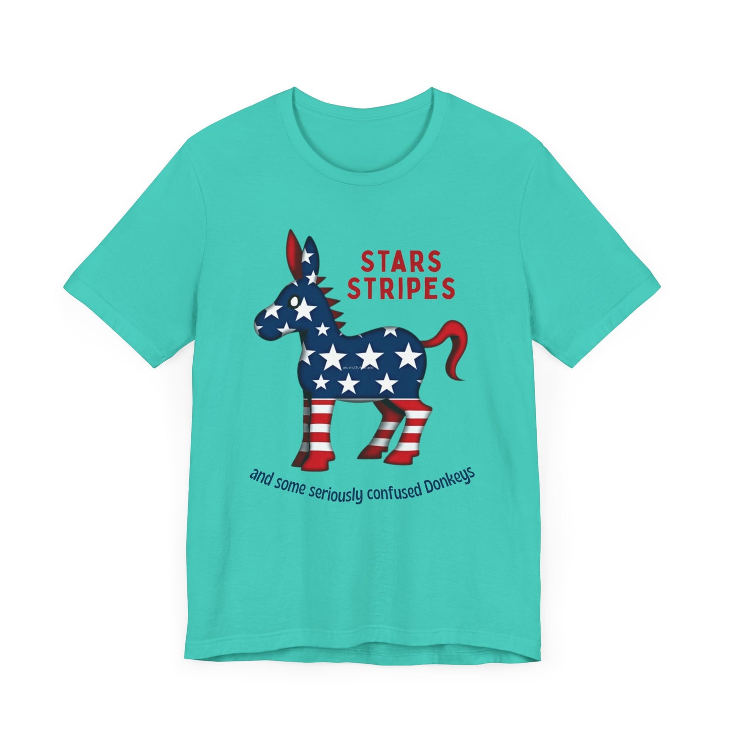 Stars & Stripes Confused Donkey Tee