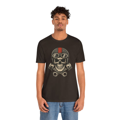Skull & Piston Biker Tee