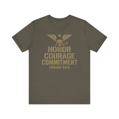 Honor Commitment Courage Tee
