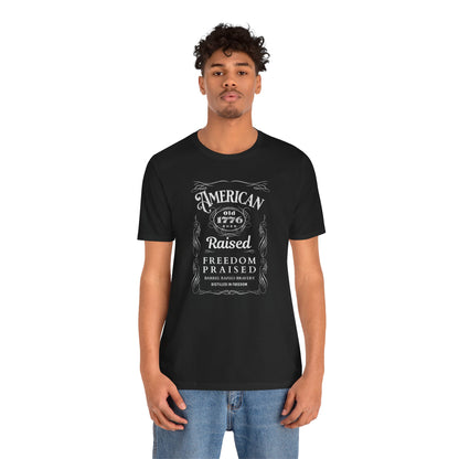 American Whiskey Label tee