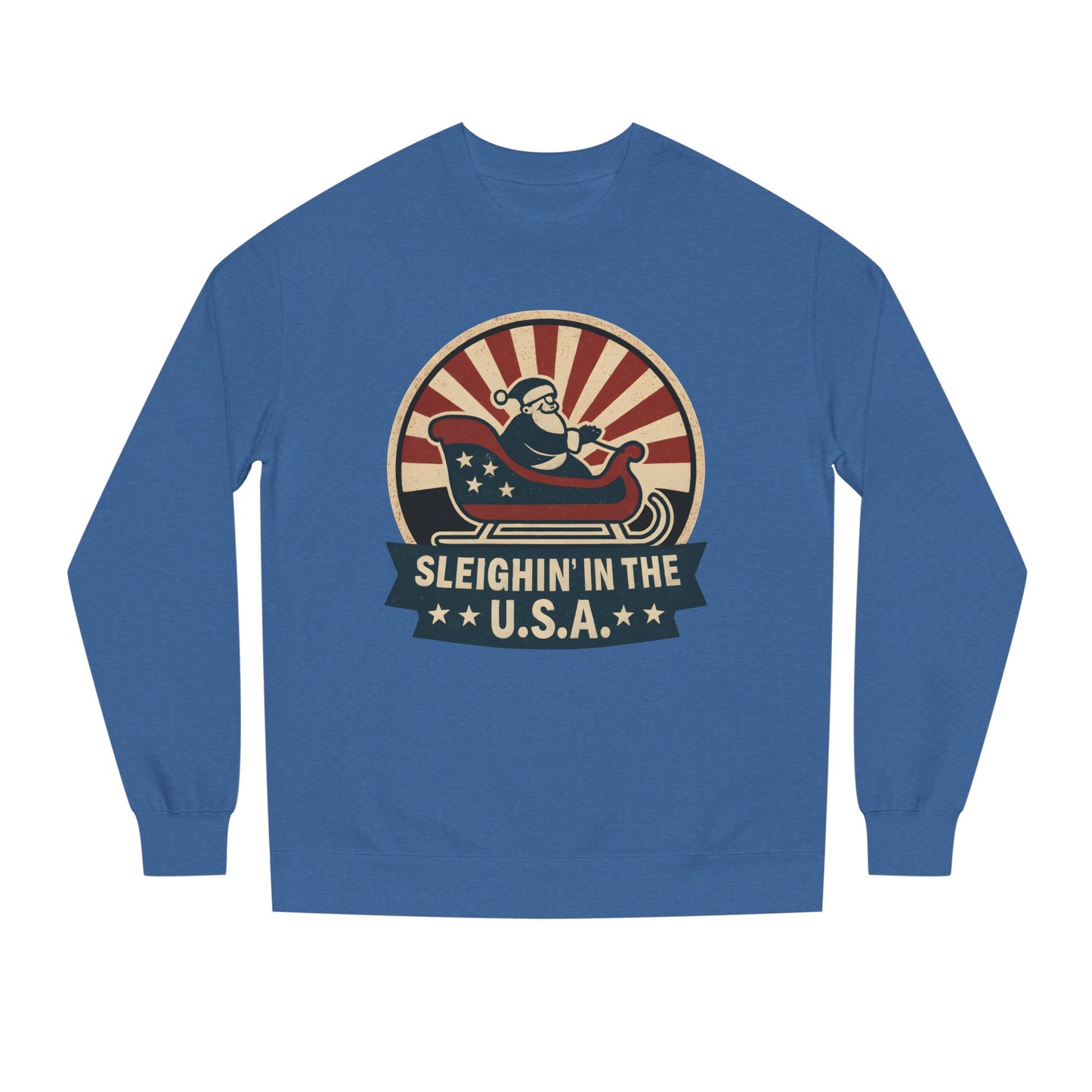 Sleighing in the USA Sweatshirt