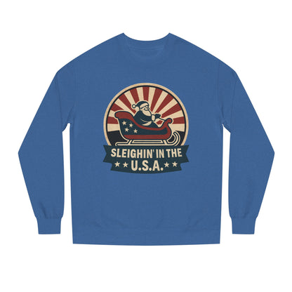 Sleighing in the USA Sweatshirt