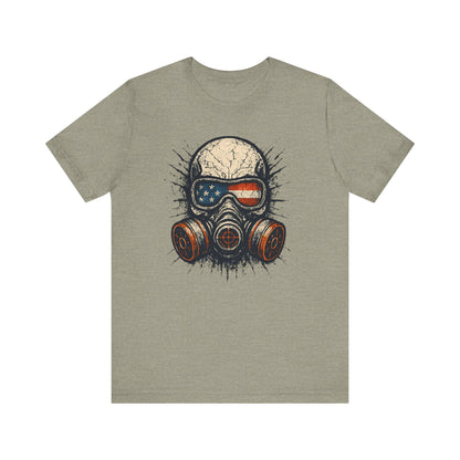 Vintage Gas Mask Unisex Tee