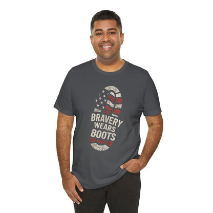 Bravery Wears Boots tee