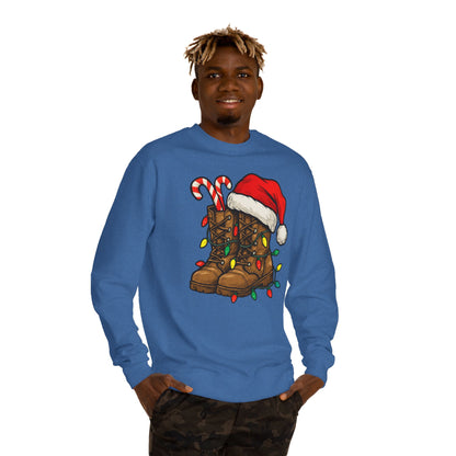 Christmas Work Boots sweatshirt