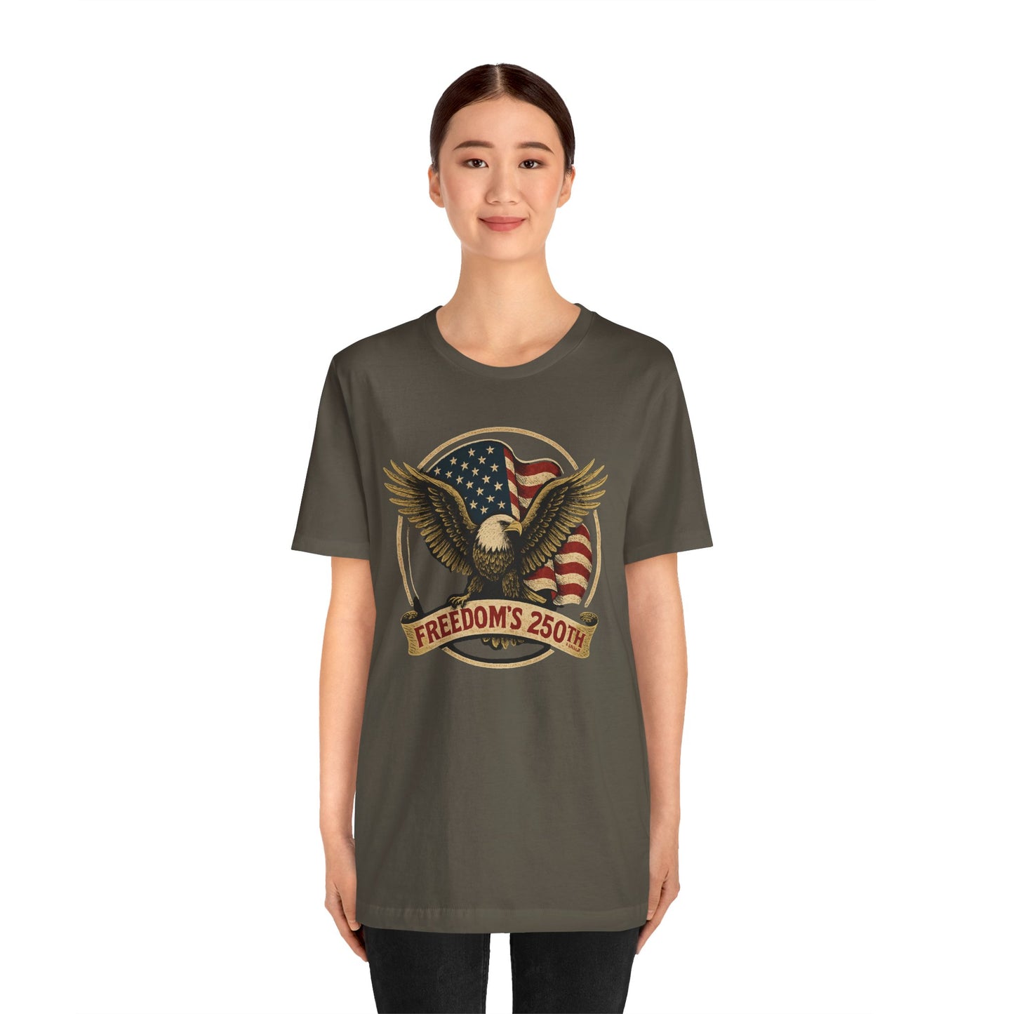 Freedom's 250th Eagle Tee - Unisex Jersey Short Sleeve