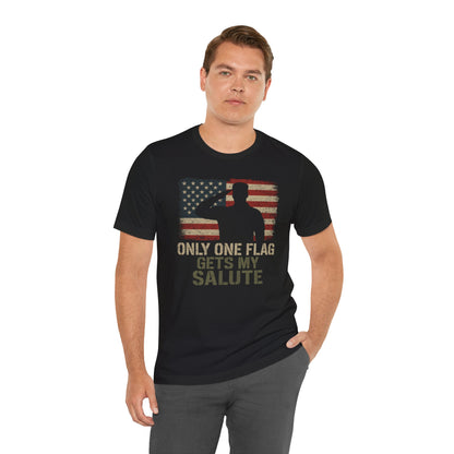 Only One Flag Salute tee